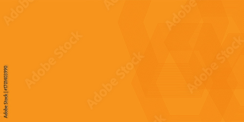 Bacground orange gradient background whit mesh background, geometry shine and layer element for presentation, simple texture