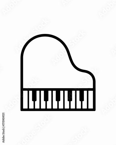 piano keys icon