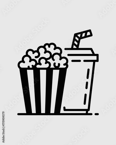 vector illustration of a trash can