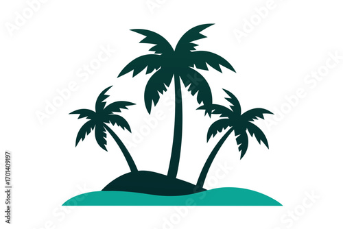palm tree on the beach