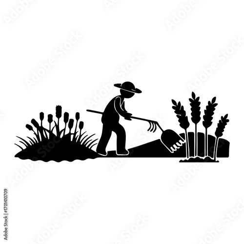 Agricultural Worker silhouette