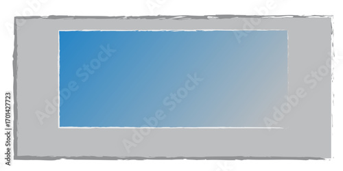White-on-white photography of a clean blank picture frame against a bright background, perfect for your design mockups