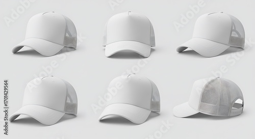 Trucker Cap Variations: A Clean Aesthetic