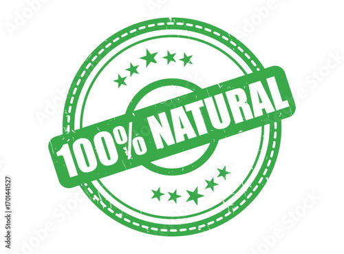 100% Natural Rubber Stamp Seal with a Star Border