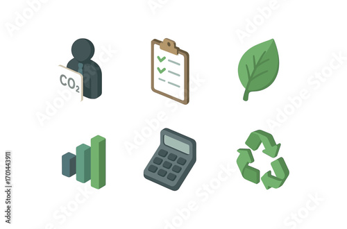 isometric icon items isolated on white background seam cutter small blade textile fold chalk line trim arrow pin set. isometric icon items isolated on white background carbon impact