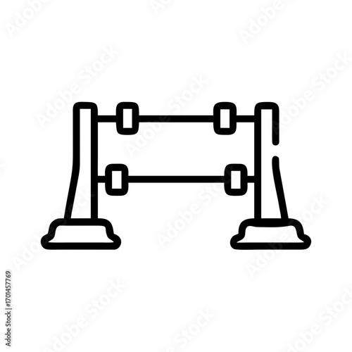 Abacus Icon Illustration Counting Tool Vector Graphic