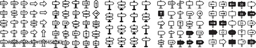 Collection of various signpost icons 1.
