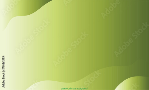 abstract green background with wave