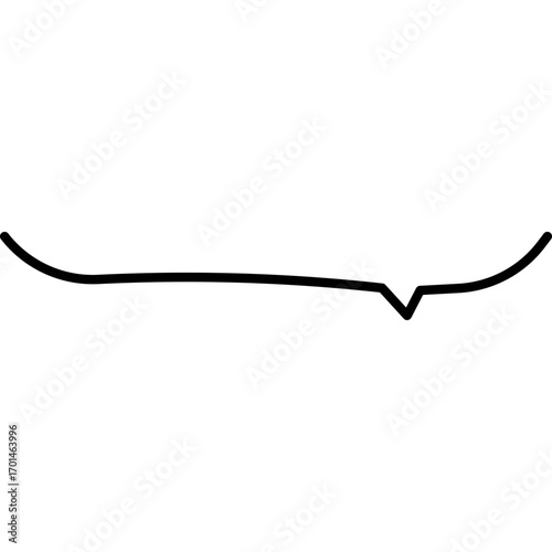Retro empty comic speech bubble. Vector Illustration
