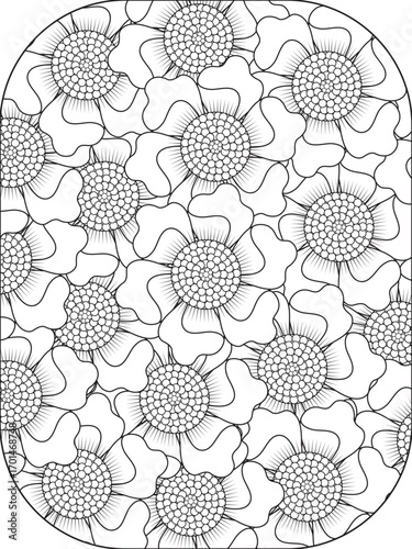 Flowers Coloring Pages For Adules