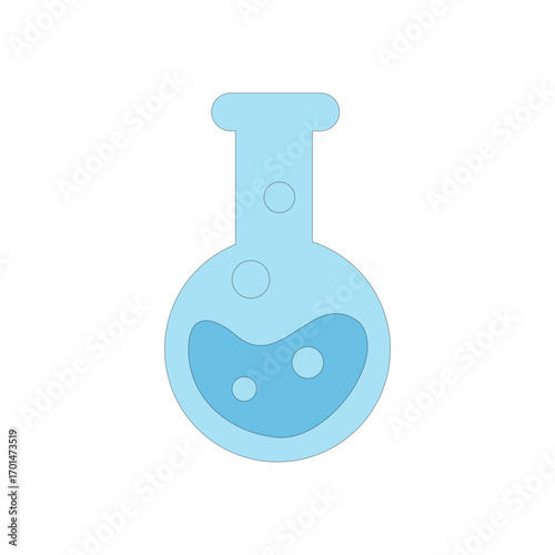 vector illustration of a test tube