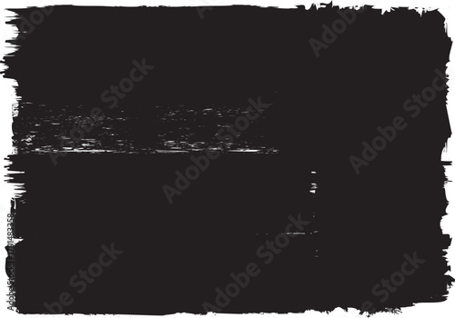 Grunge textured banner with rough edges. Speckled texture. Overlay grunge texture . Simply place texture over any object to create grunge effect . Banner with scratched surface for your design.
