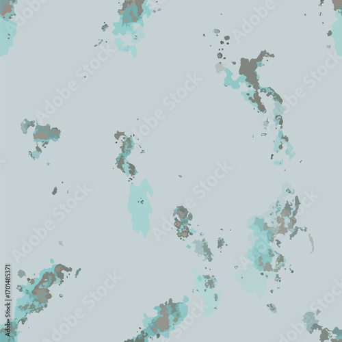 Abstract watercolor texture with light blue and gray hues seamless pattern, seamless pattern, Stock royalty free image.