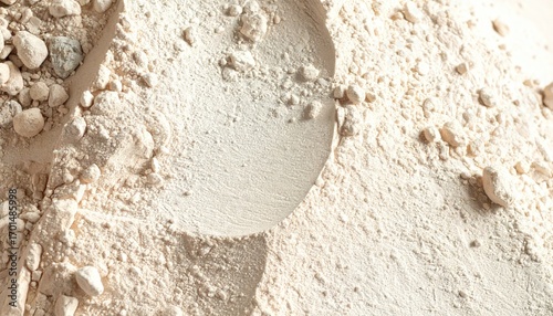 Creamy Ivory Powder Texture Background