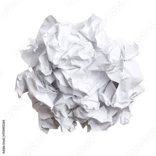 Crumpled white paper ball (1)