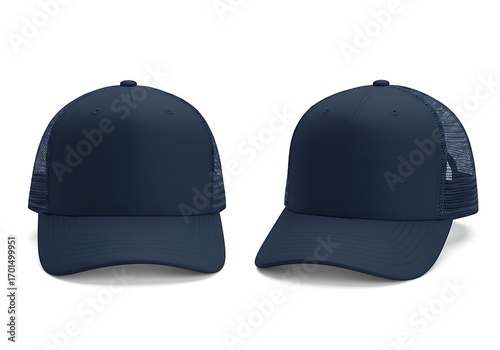 Navy Trucker Twins