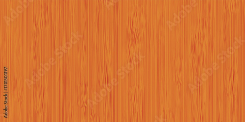 Natural, brown wood grain texture with a pine plank pattern on a wooden floor or wall panel surface