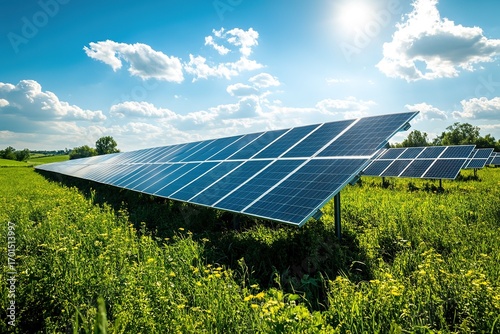 A company distributing renewable energy to rural communities, symbolizing corporate social responsibility and sustainable impact