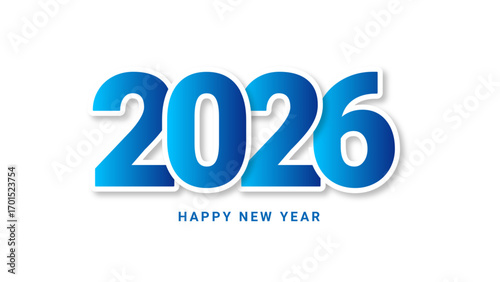 Happy new year 2026 wishes celebration background