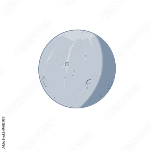 Fototapeta Naklejka Na Ścianę i Meble -  水星イラスト