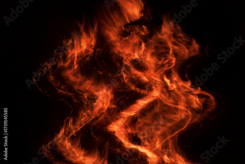 Bild auf Leinwand fuego llamas