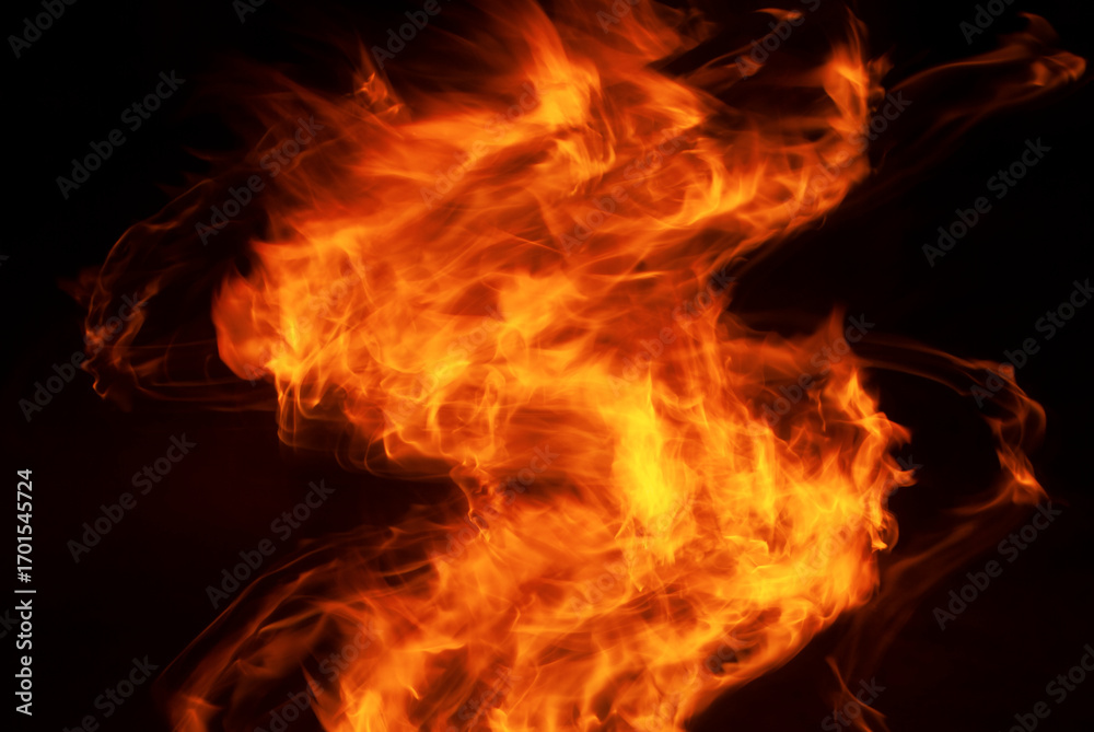 Fototapeta premium fuego llamas