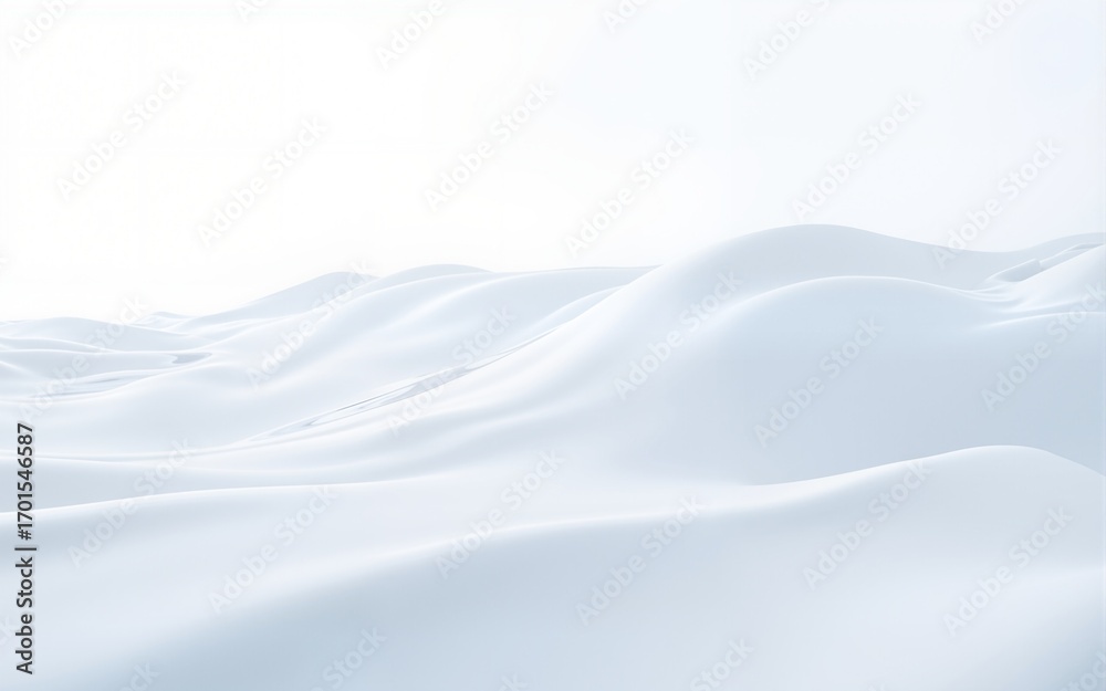 Obraz premium White Snow Wave Pattern Texture Background. High quality