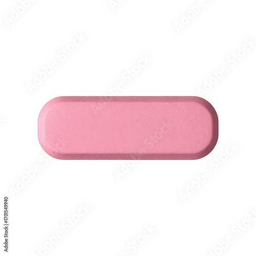Pink oval shaped container