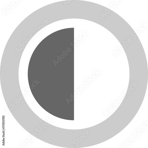 Contrast Circle Icon