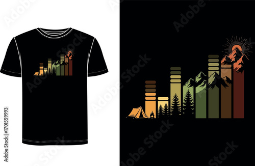 Mountain T Shirt Design
