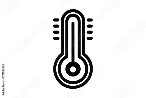 celsius symbol line art icon