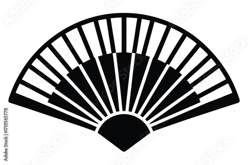 fan line art icon