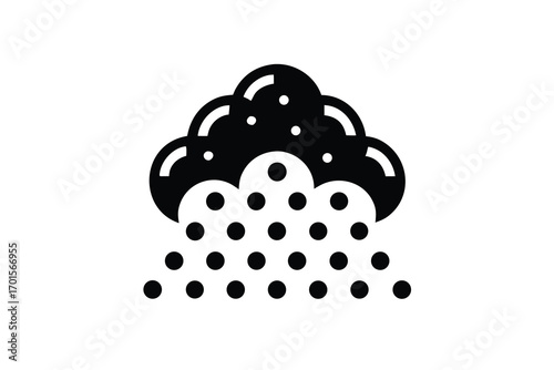 hail line art icon