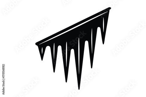 icicle line art icon