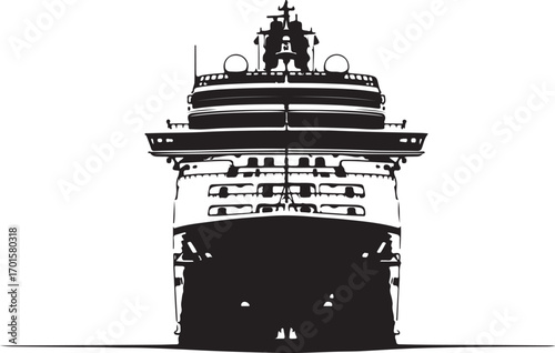 cruise ship front side