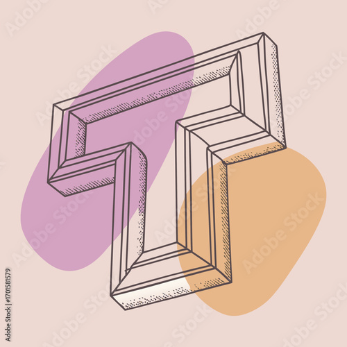 Abstract wave alphabets T Background
