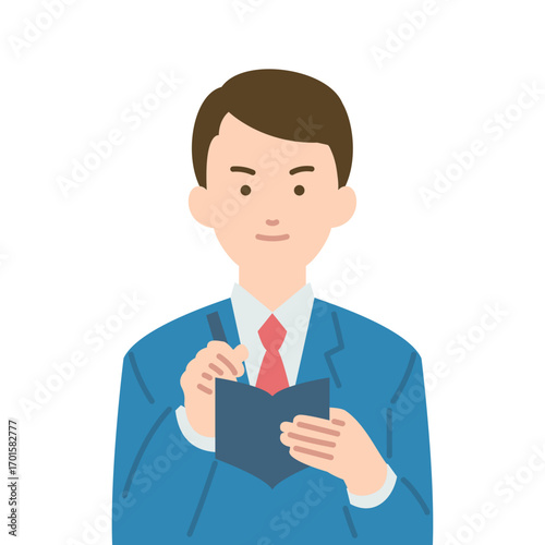 スーツを着た男性のイラスト
