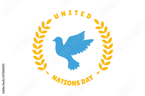 illustration International Day of United Nations vector illustration
