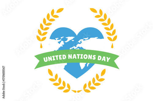 illustration International Day of United Nations vector illustration