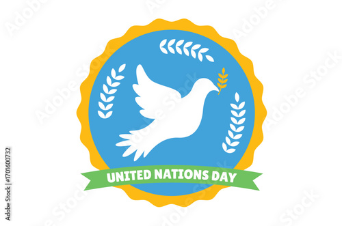 illustration International Day of United Nations vector illustration