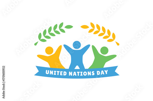 illustration International Day of United Nations vector illustration