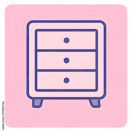 vector illustration of a safe