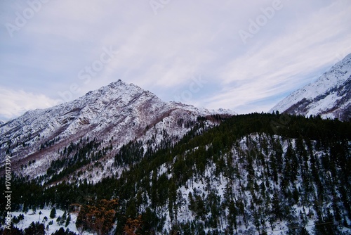 Spiti Vlley Himalayan mountains in winter