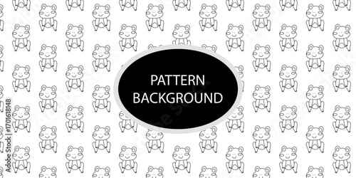 Outline popular coral reef pattern background. Coral reef or seaweeds vector underwater plant icons. Naive style leaves, algae or fronds. Hand drawn vector ink illustration. Corals and seaweed. 