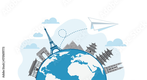 Global Travel Destinations and Landmarks Around the World.