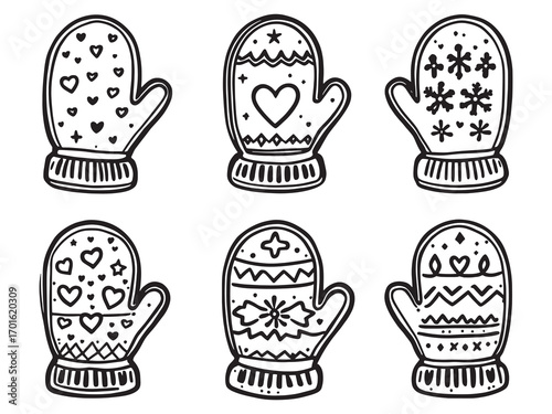 Cozy winter mittens warm hands style