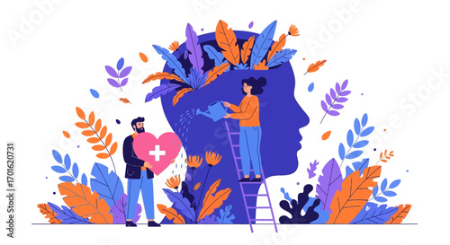 Mental Health Care Nurturing Mind Growth with Compassion and Support