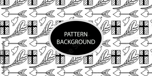 Popular outline love nature. doodle christmas concept, autumn, astract doodles pattern. for textile, paper gifting ox