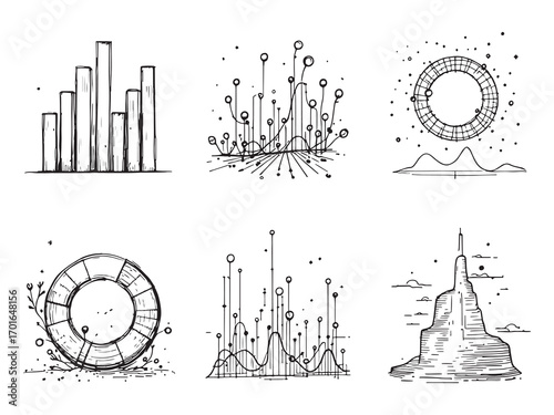 Graphs Showing Data Trends Over Time
