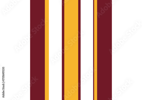 Vertical Striped Pattern in Maroon and Gold
